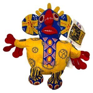 NWT 90s Disney Store LION KING #4 TRICKSTER STAGESHOW Vintage Mini Beanie Doll